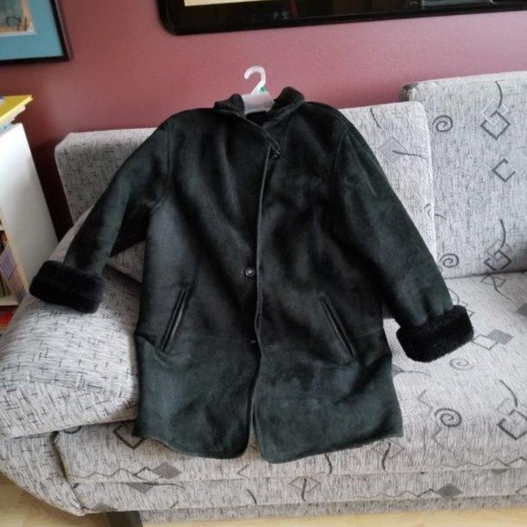 Shearling Coat vintage 100% lambskin - Picture 3 of 16